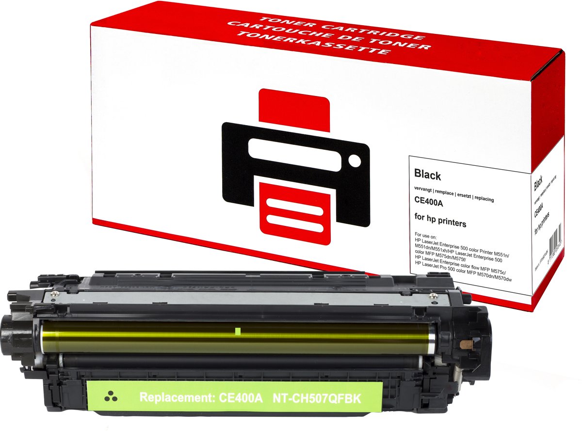 HP 507A (CE400A) toner |Zwart| - Pixeljet